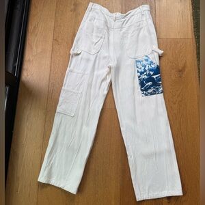 STAUD Off-White Trousers